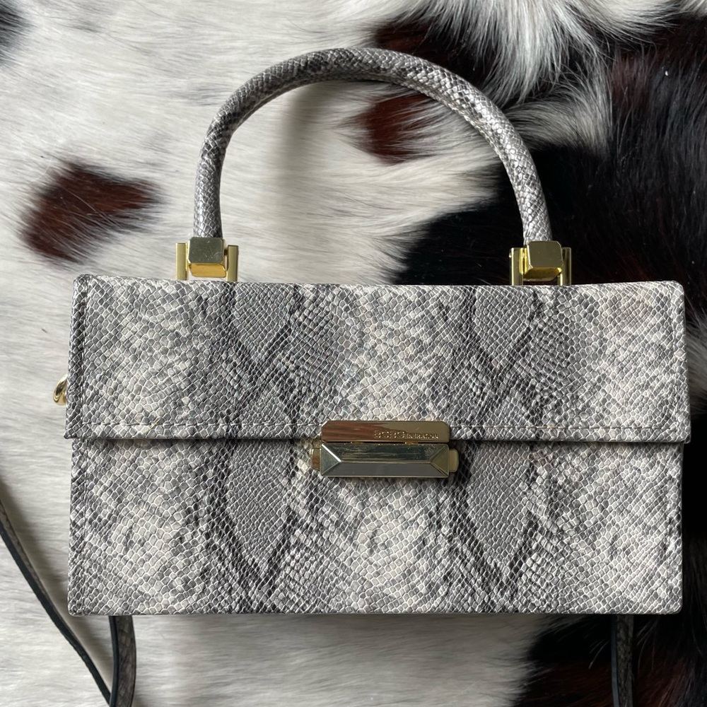 BCBG Snake Pattern Purse - Picture 3 of 6